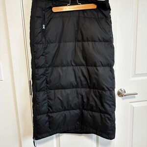 Black Quilted Skirt